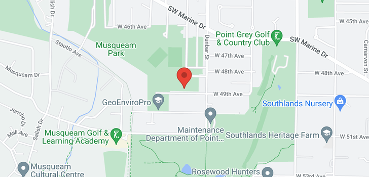map of 3719 W 49TH AVENUE